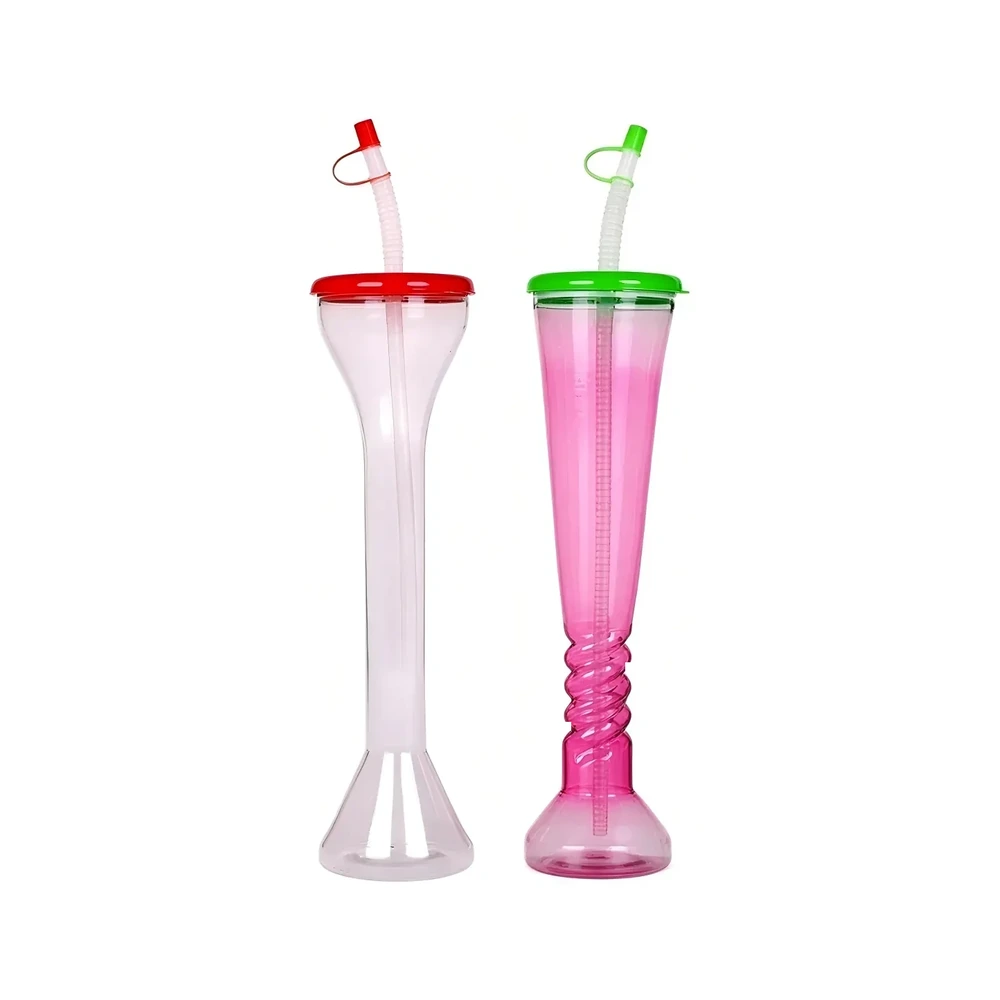 Cone Cup Colorful 350 ml and 500 ml — 350 / 500 ml PET straw cup