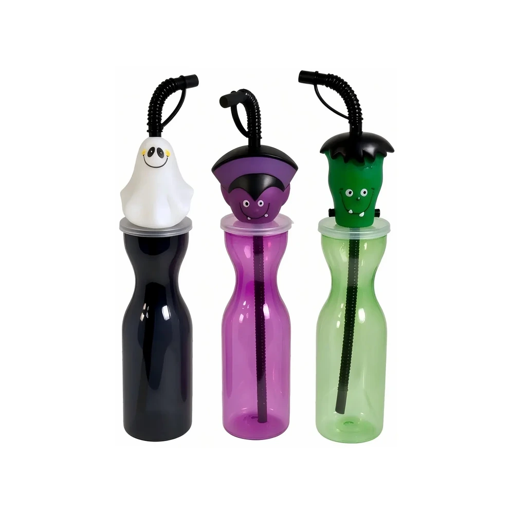 Halloween Cartoon Cup Cartoon Series — 450 ml PET straw cup