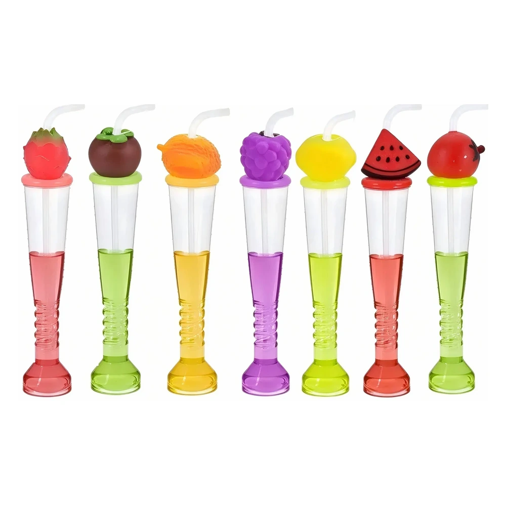 Torch Cartoon Cup Zoo Animal Series — 350 ml PET straw cup
