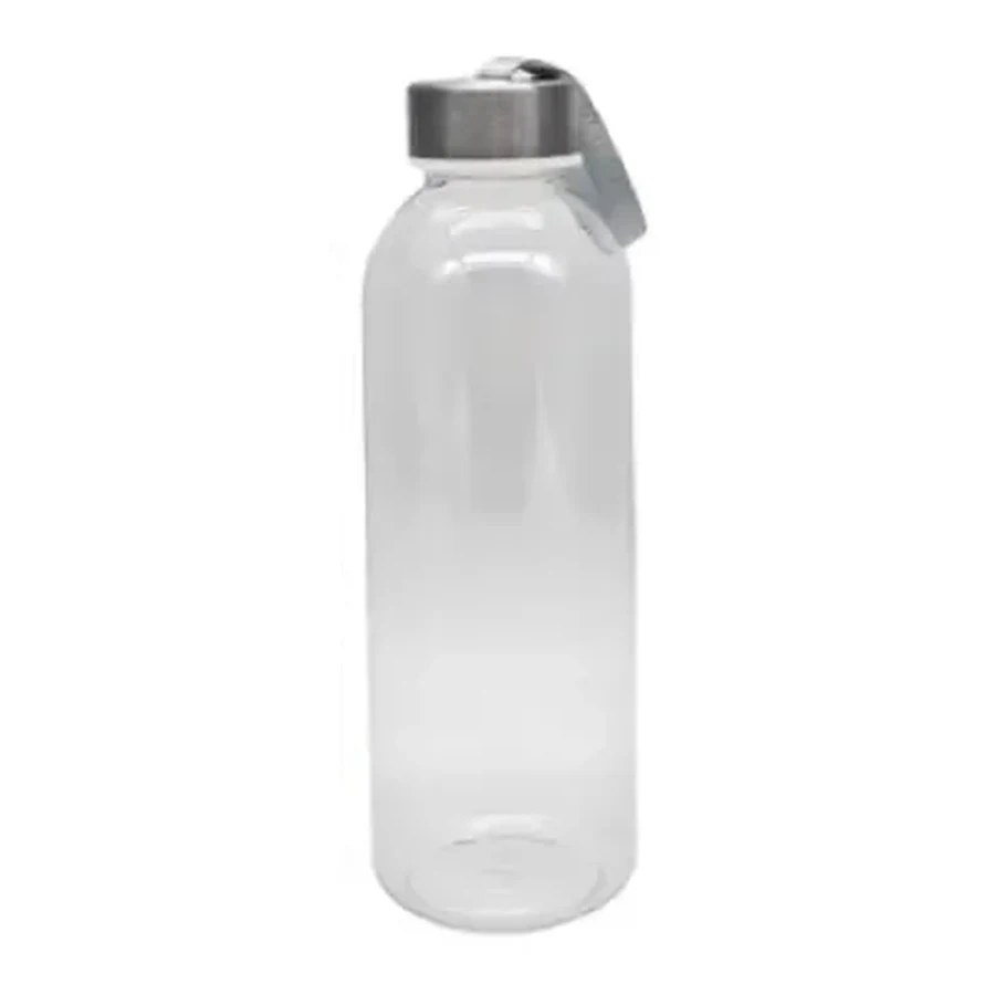 Pearl White Bottle and Long Twist Cup — Style 02 — 350–600 ml PET straw cup