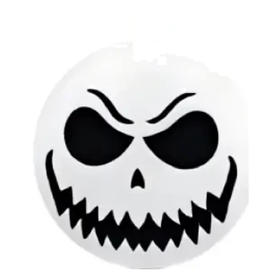 Pearl White Halloween Pumpkin and Ghost Cup — Style 03 — 500–700 ml PP straw cup